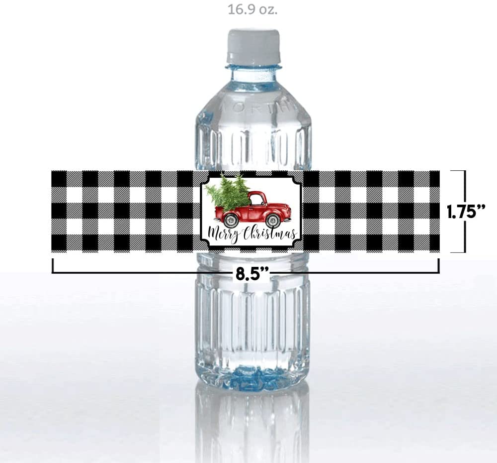 White & Black Buffalo Plaid Water Bottle Holder – Emmaries Wholesale