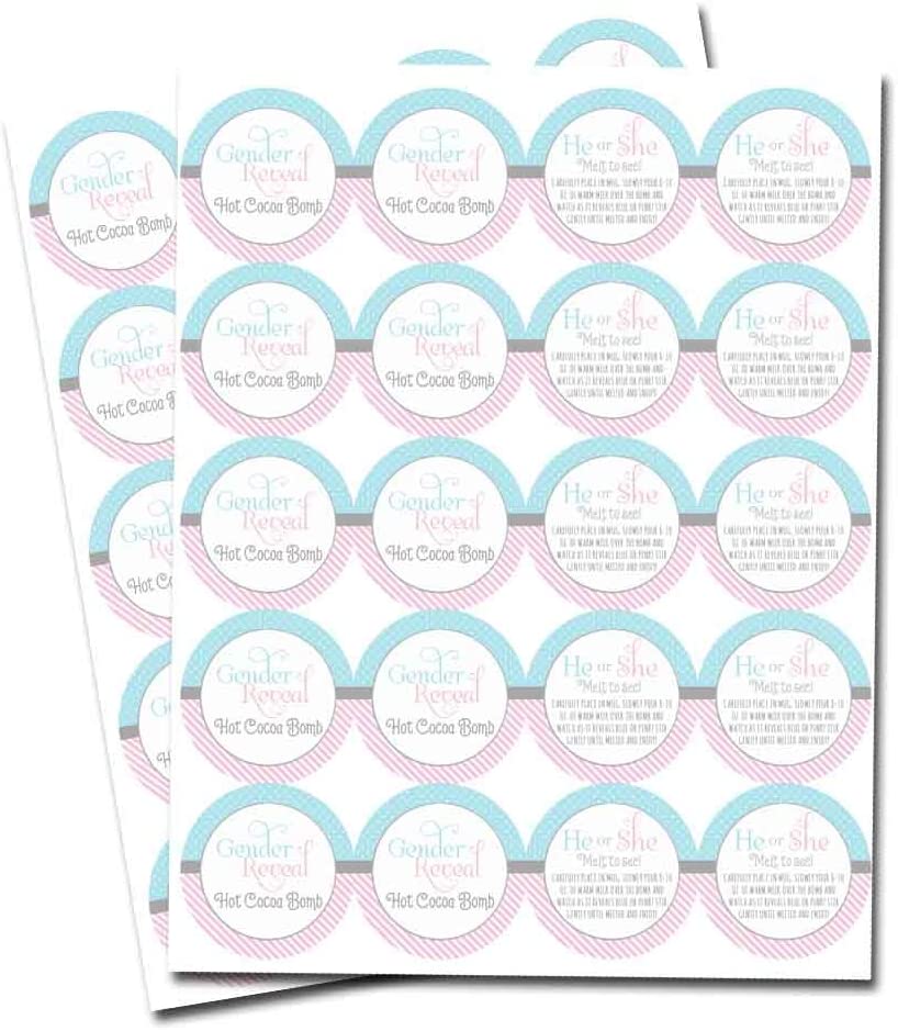 Stripes Gender Reveal Hot Cocoa Bomb Stickers – Amanda Creation stripes-gender-reveal-hot-cocoa-bomb-stickers-amanda-creation
