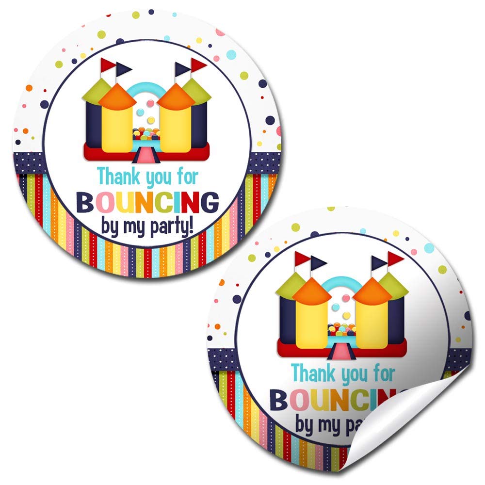 Bounce Sticker Bounce House Birthday Party Favor Stickers – Amanda Creation