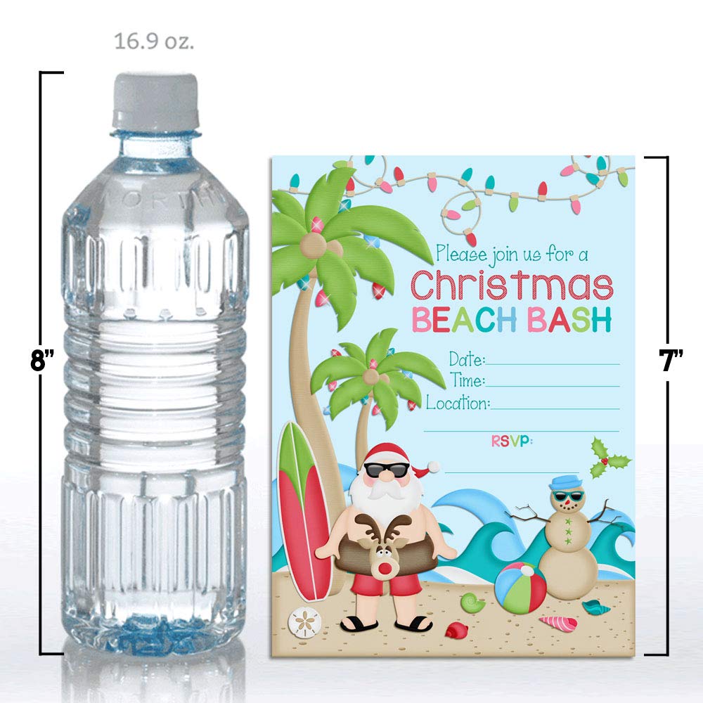 Blue Beach Bottle 5x7 Photo