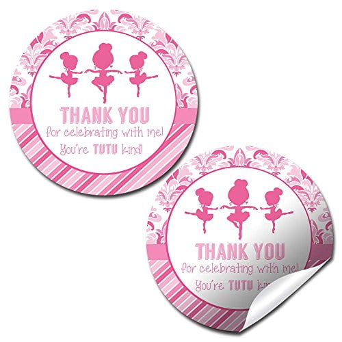 Ballerina Party Stickers