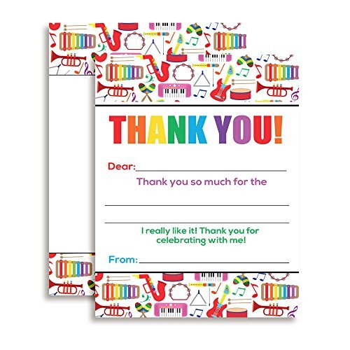 Music Thank You Cards