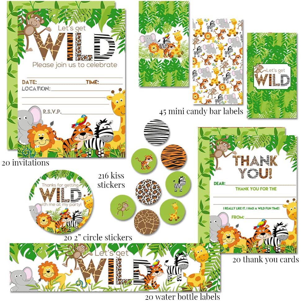 321ct AmandaCreation Wild Jungle Birthday Bundle