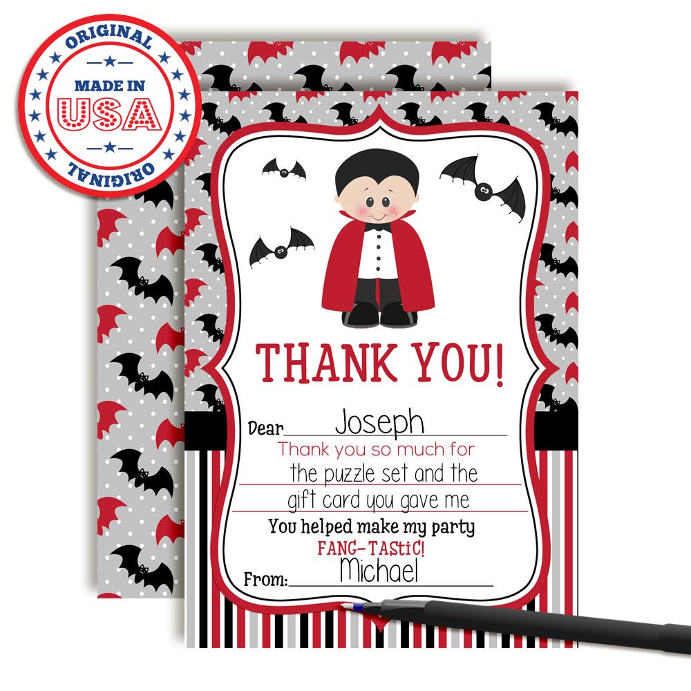 Dracula Thank You Cards