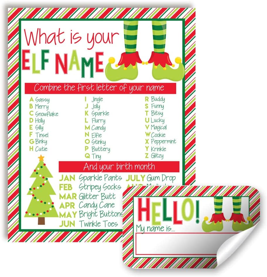 24ct Elf Name Game by AmandaCreation