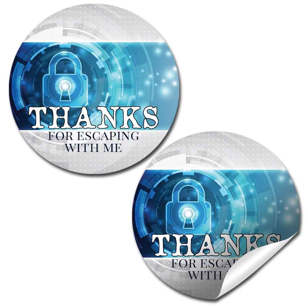 Escape Room Birthday Party Favor Stickers – Amanda Creation