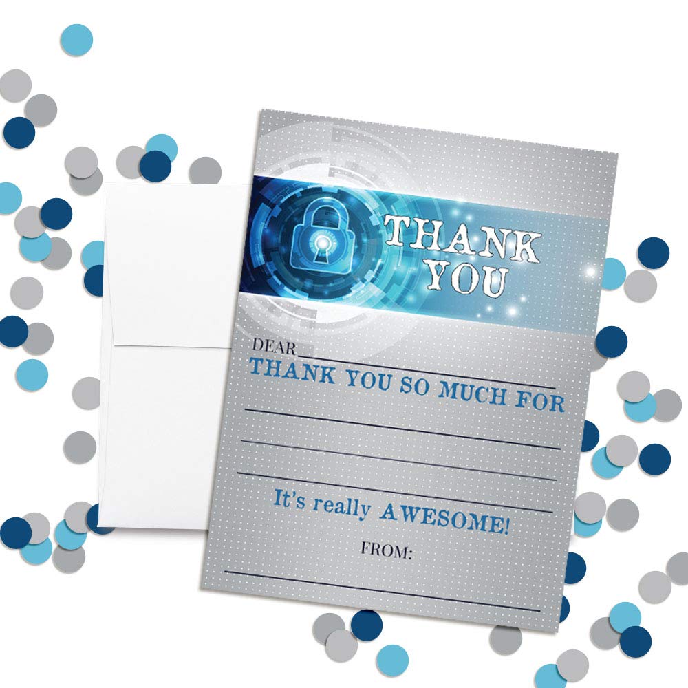 Escape Room Thank You Cards