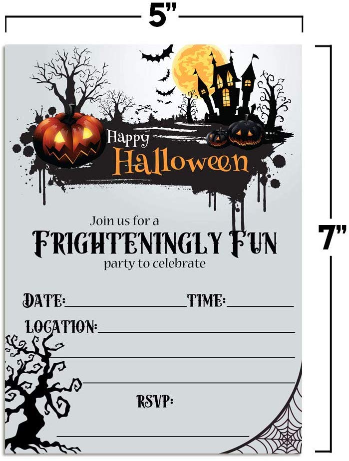 frighteningly-fun-halloween-party-invitations-amanda-creation for Free Printable Invitations For Halloween Party Frighteningly Fun Halloween Party Invitations – Amanda Creation for Free Printable Invitations For Halloween Party
