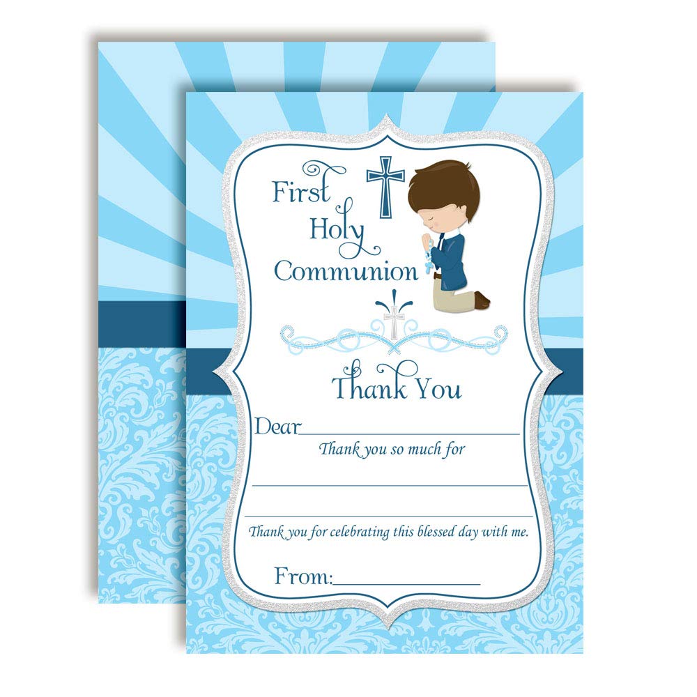Communion Thank You Cards (Boy)