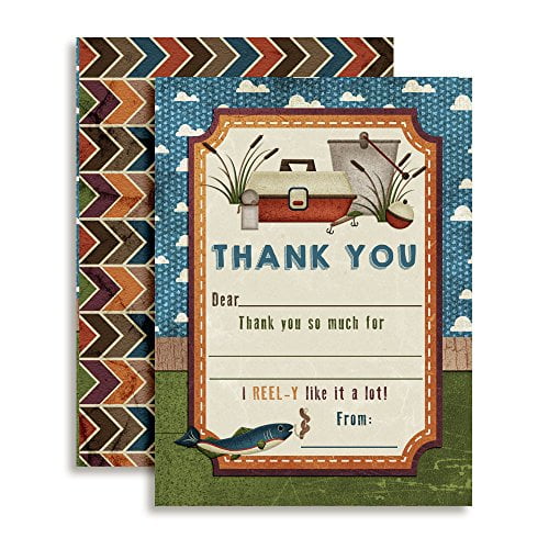 Fishing Thank You Cards