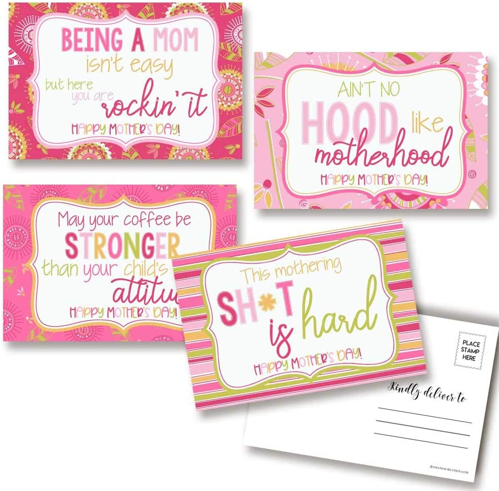 Moms Stick Together Postcards – Amanda Creation