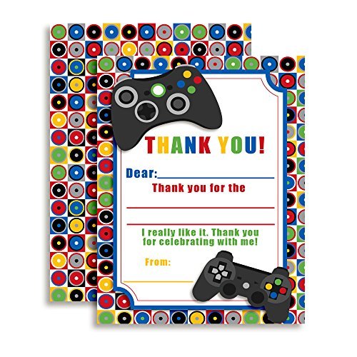 Video Gamer Thank you Cards