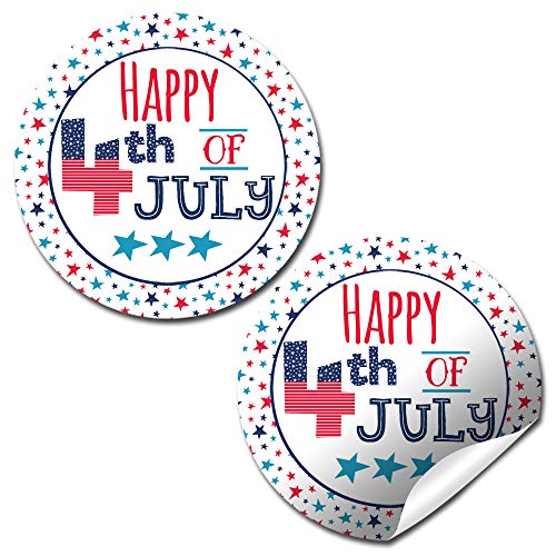Happy 4th of July Stickers