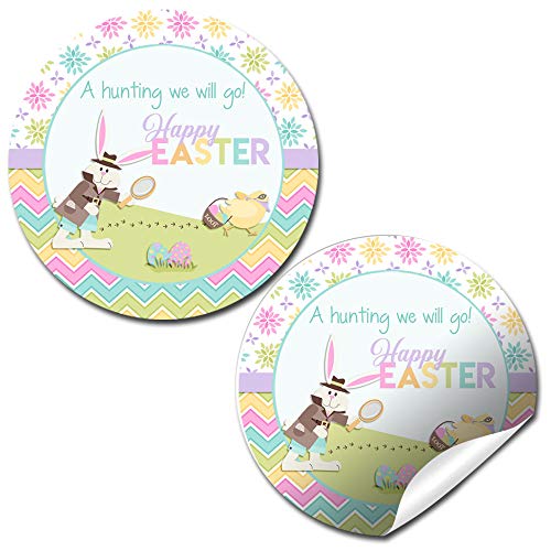 Happy Easter Egg Hunt Detective Stickers