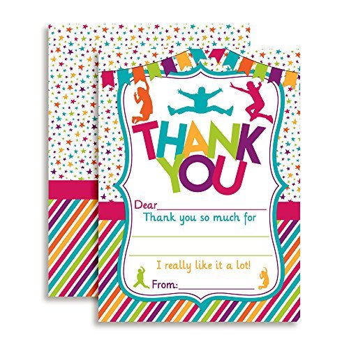 Jump & Play Thank You Cards