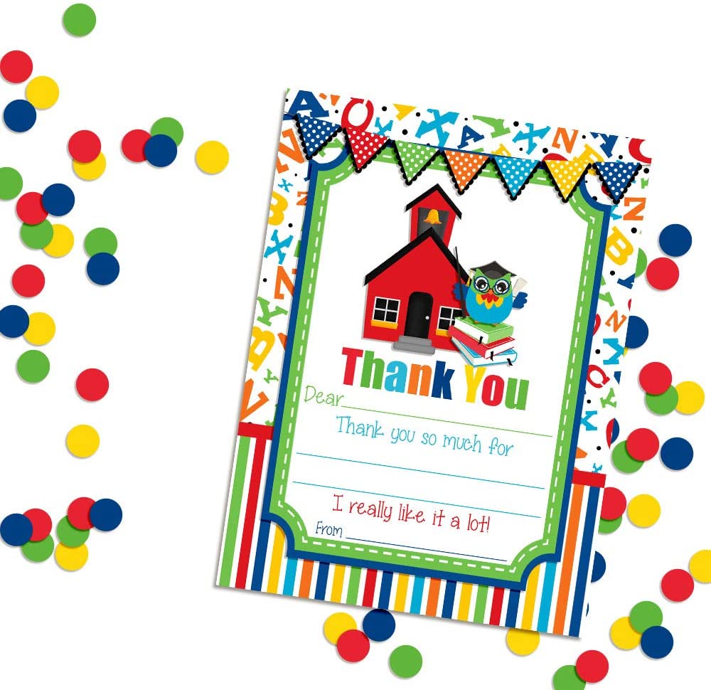 Kindergarten Graduation Thank You Cards Kindergarten Graduation Thank You Cards