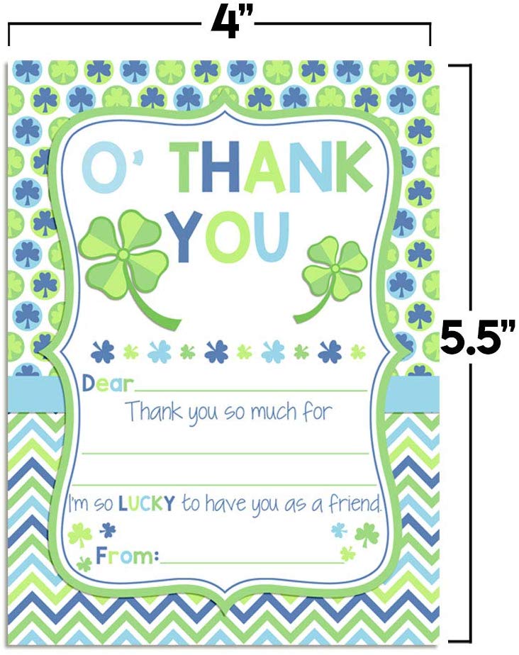 Lucky Lad St. Patrickâ€™s Day Thank You Cards