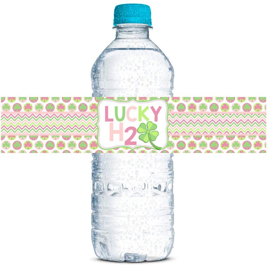 20ct AmandaCreation Lucky Lady Waterbottle Labels
