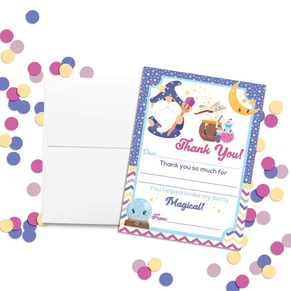 Magical Wizard Thank You Cards