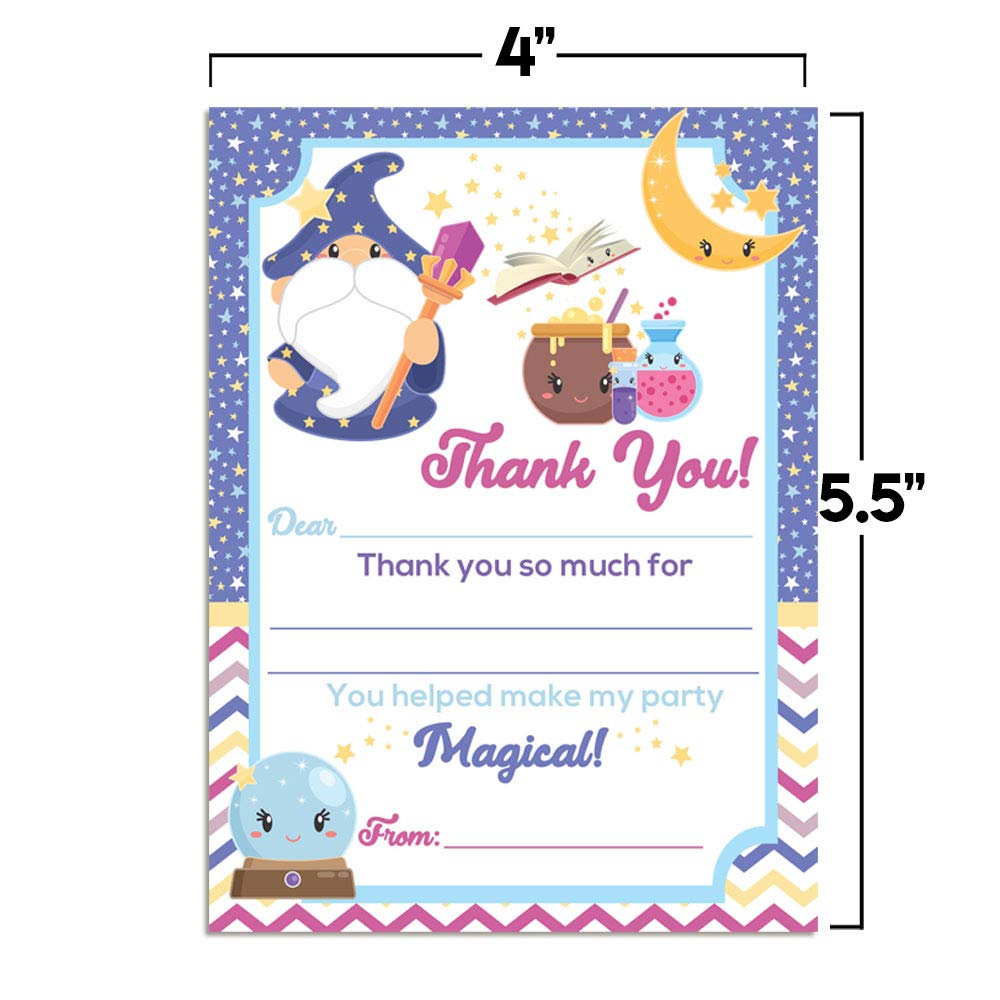 Magical Wizard Thank You Cards