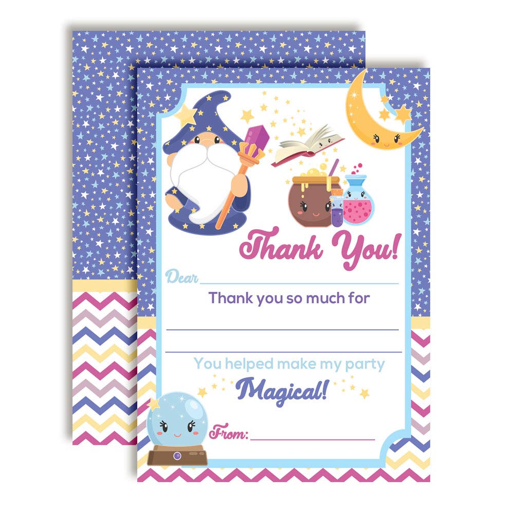 Magical Wizard Thank You Cards