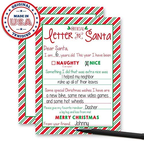 Mondo Llama Create Your Own Letters to Santa Kit