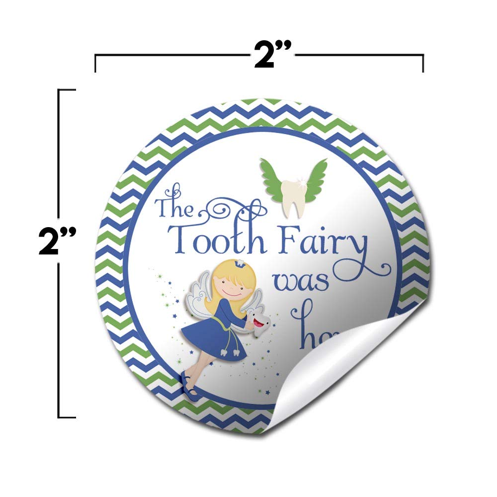Official Tooth Fairy Stickers in Green & Blue – Amanda Creation