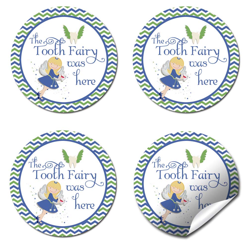 Official Tooth Fairy Stickers in Green & Blue – Amanda Creation