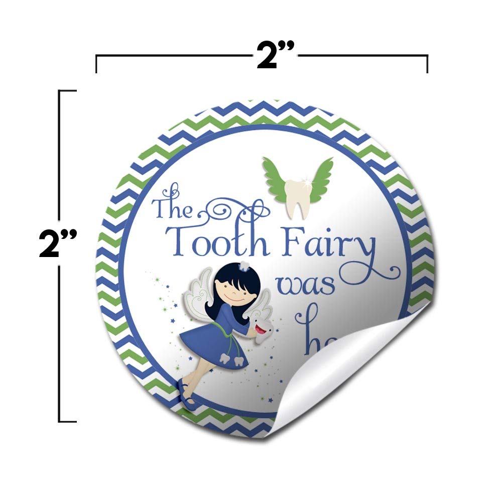Official Tooth Fairy Stickers in Green & Blue (with Asian Features ...