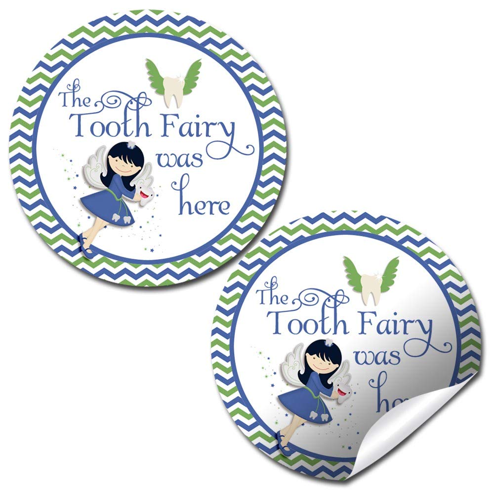 Official Tooth Fairy Stickers in Green & Blue (with Asian Features ...