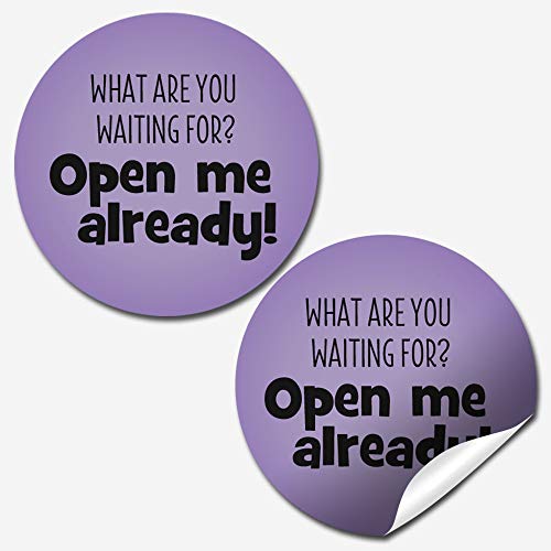 Open Me Already Customer Appreciation Small Business Package Stickers ...