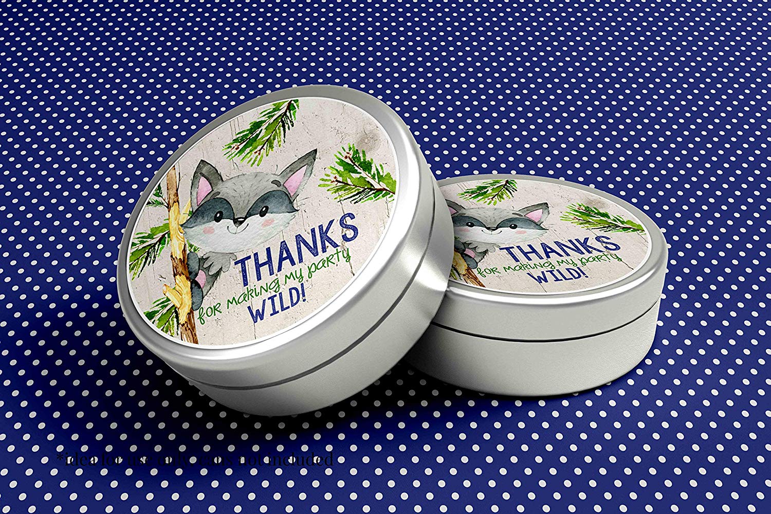 Rascal Raccoon Sticker Our Little Rascal Raccoon Birthday Party Favor Stickers – Amanda Creation