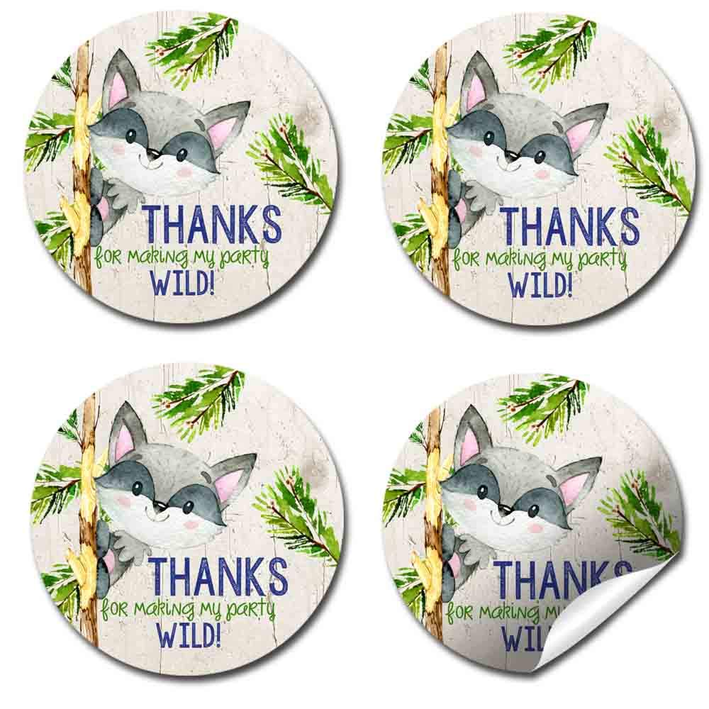 Rascal Raccoon Sticker Our Little Rascal Raccoon Birthday Party Favor Stickers – Amanda Creation
