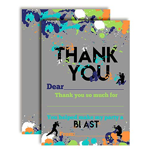 Paintball Thank You Cards