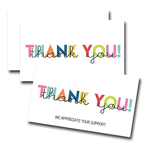 Rainbow Letters Simple & Colorful Package Inserts for Small Business ...