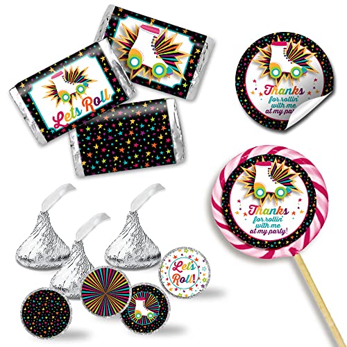 Roller Skating Birthday Party Sticker Bundle – Amanda Creation