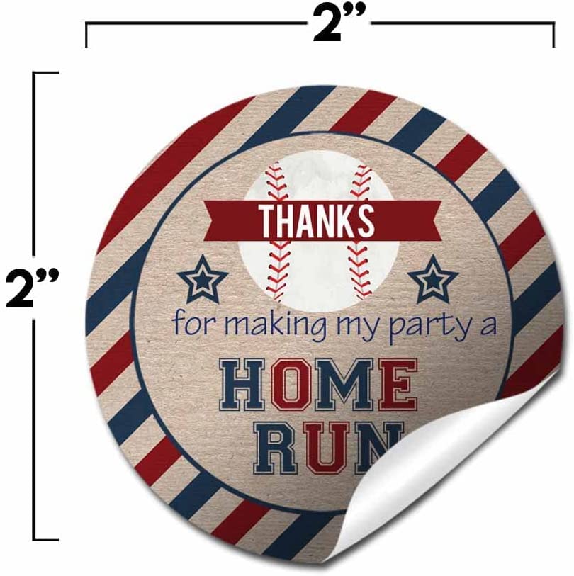 Rookie of The Year Birthday Party Favor Stickers – Amanda Creation