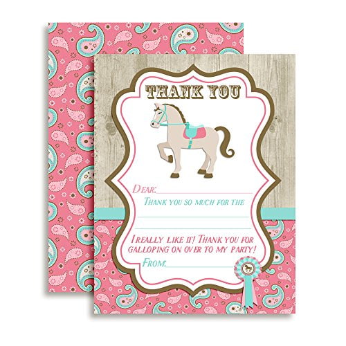 Show Horse Thank You Cards
