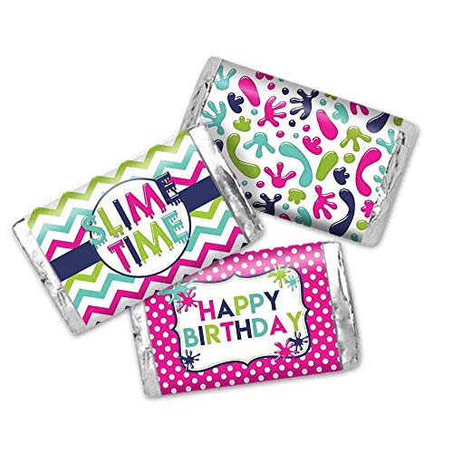 60 Sports Basketball Mini Candy Bar Wrappers - Self-Adhesive Labels For Birthday, Baby Shower, Party Favors