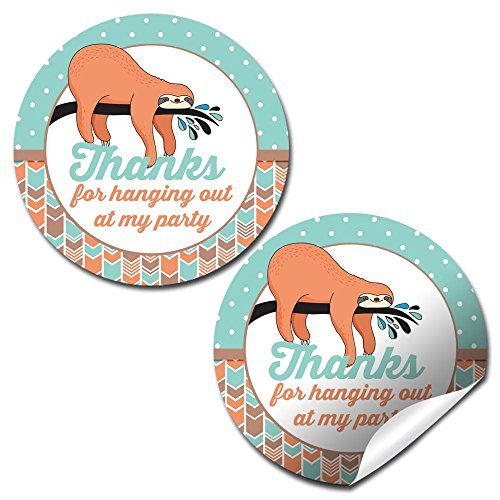 Sloth Party Stickers