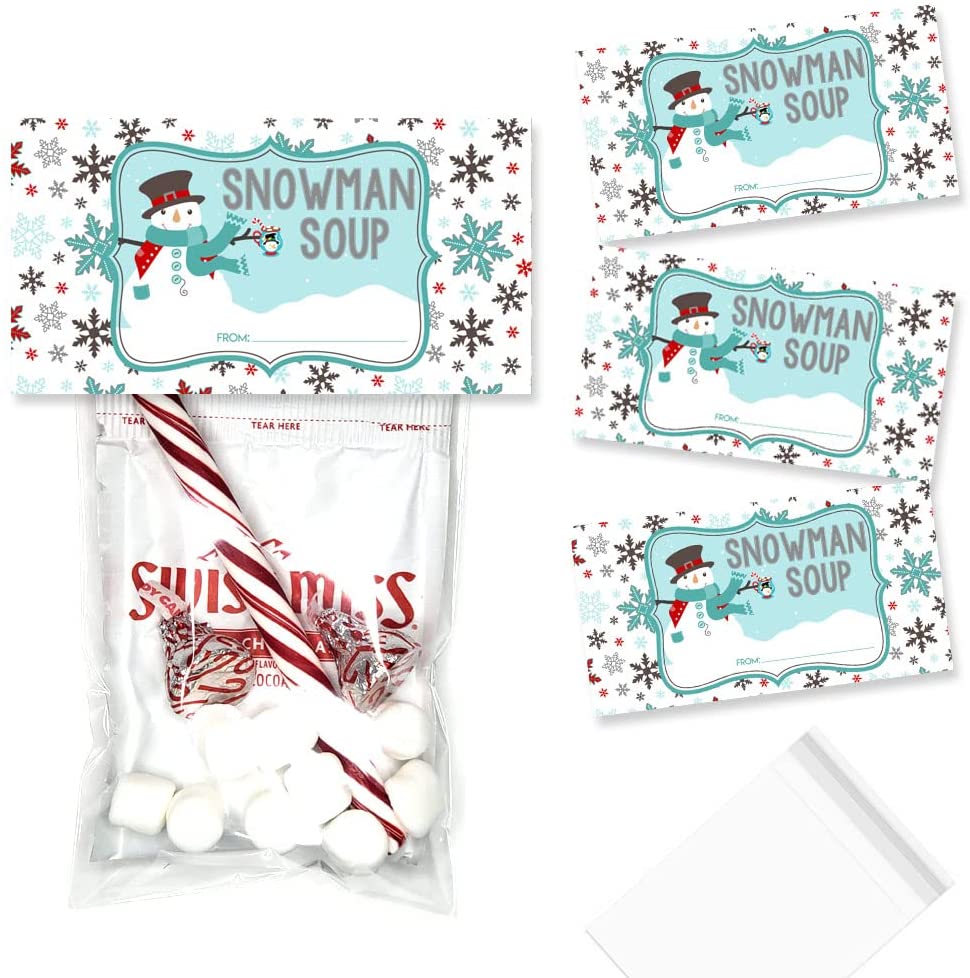 Do you want to build a snowman - bag topper for snowman making kit