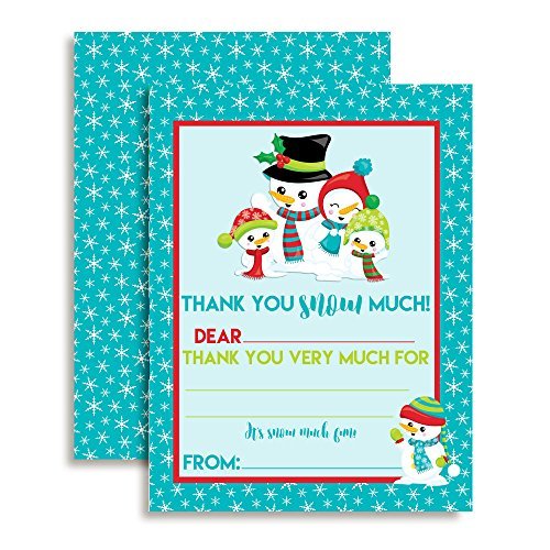 Snowman Thank You Cards