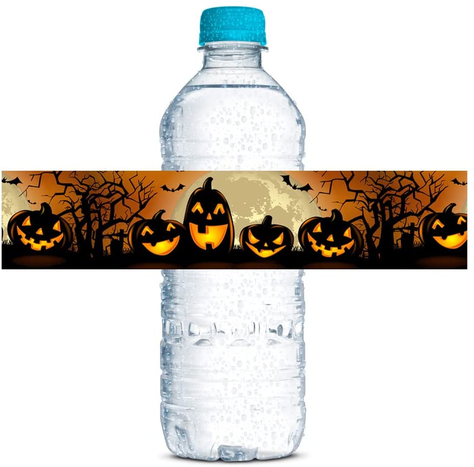 Jack-O-Lantern Spooky Waterproof Vinyl Sticker - Multicolor - Sticker Dynasty