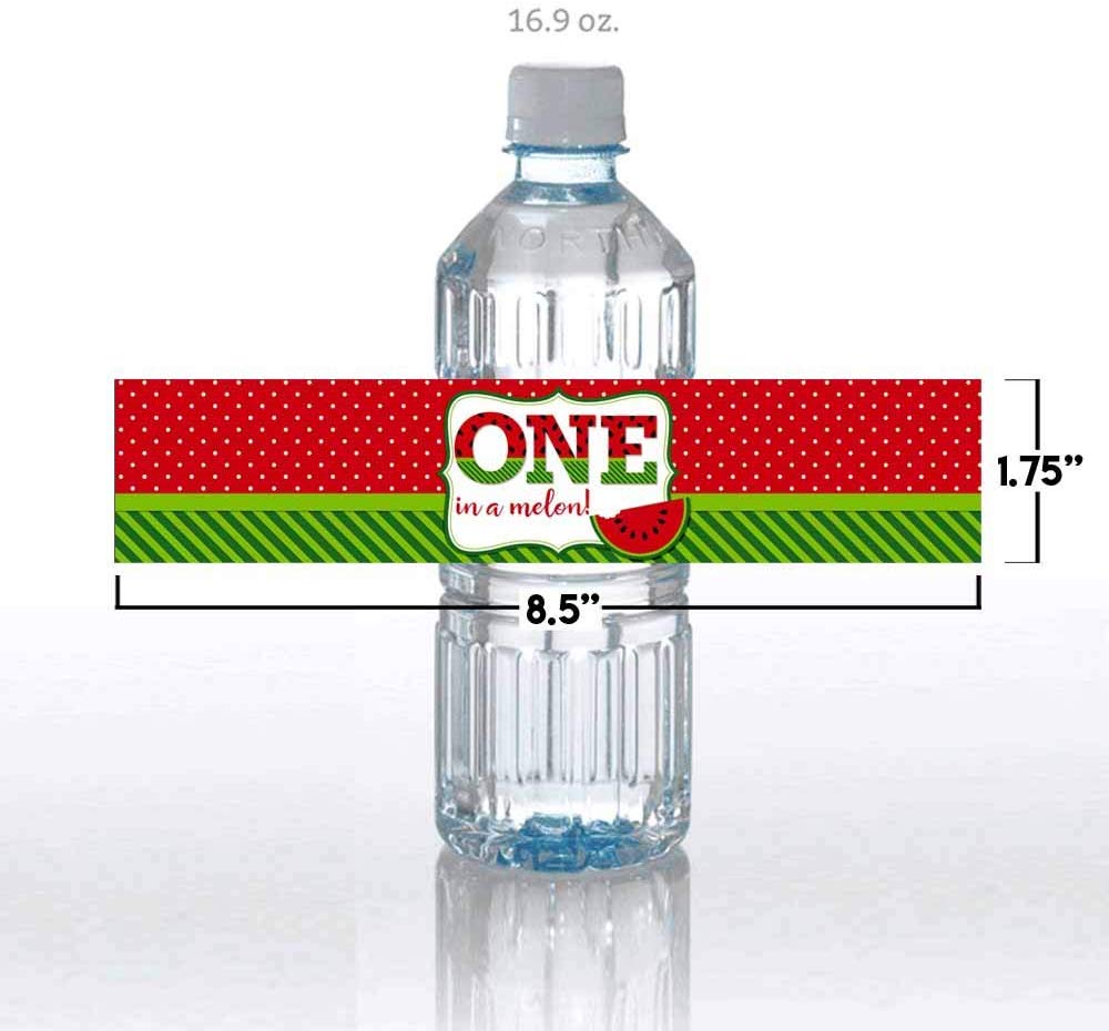 Drink Up Grinches Water Bottle Label