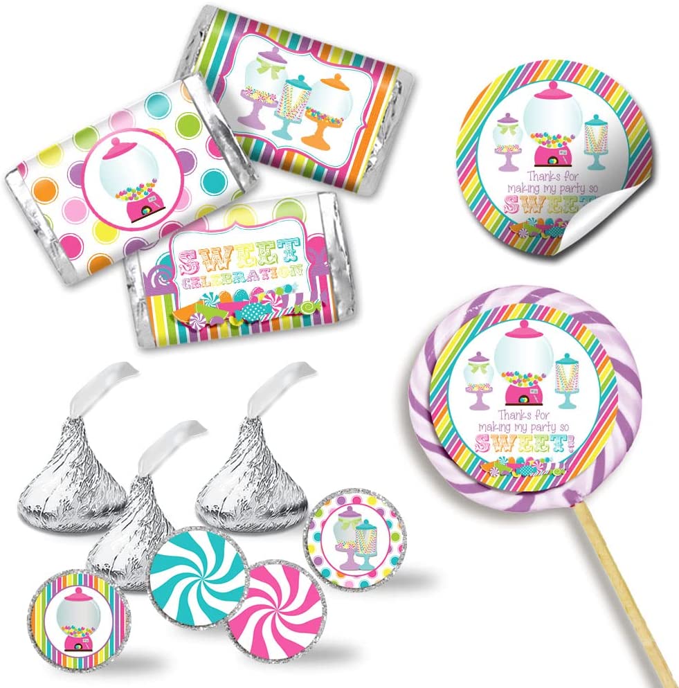 Candy Shop Birthday Party Sticker Bundle – Amanda Creation