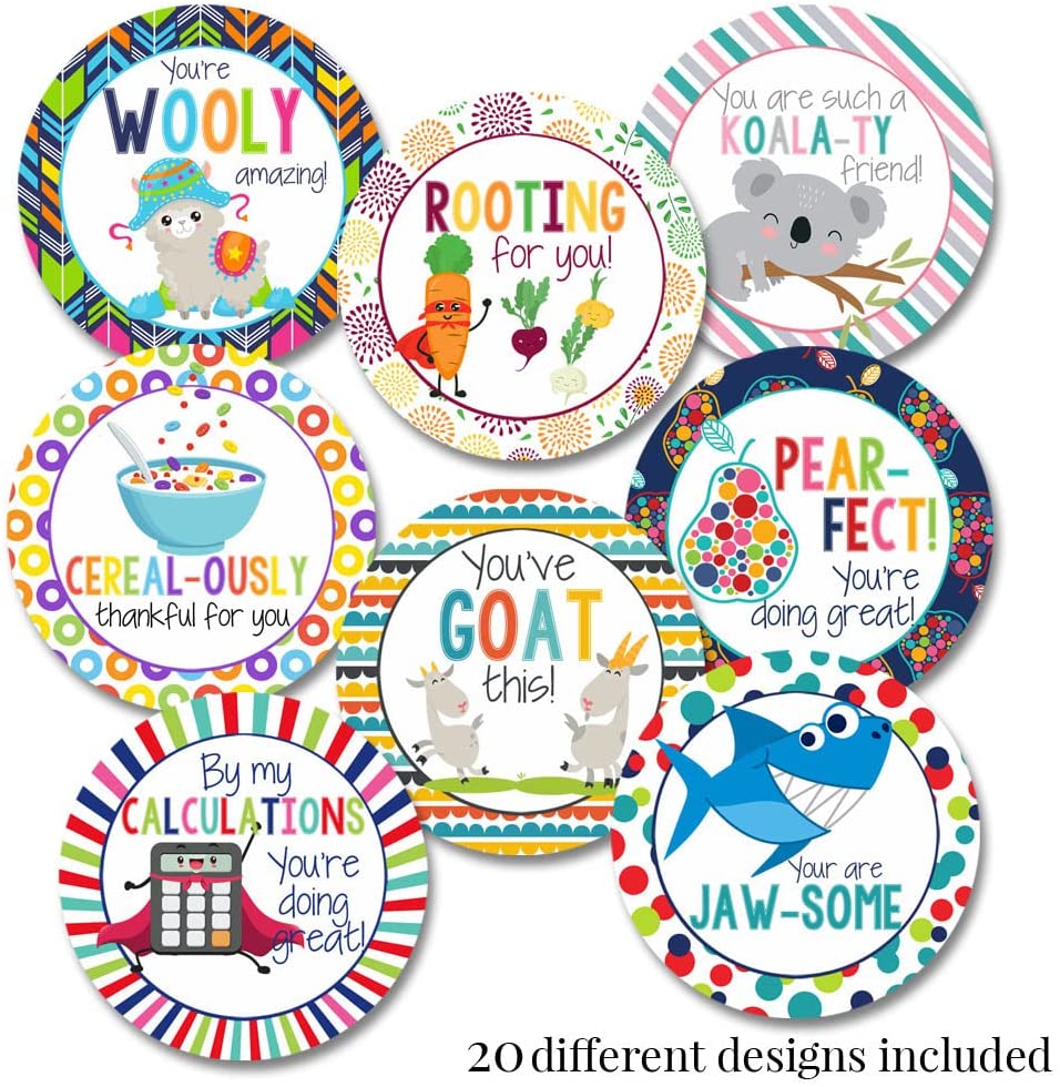 Encouraged Labels Encouragement & Appreciation Sticker Labels Variety Pack for Teachers ...