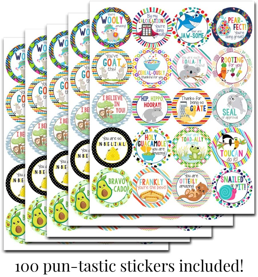 Encouraged Labels Encouragement & Appreciation Sticker Labels Variety Pack for Teachers ...