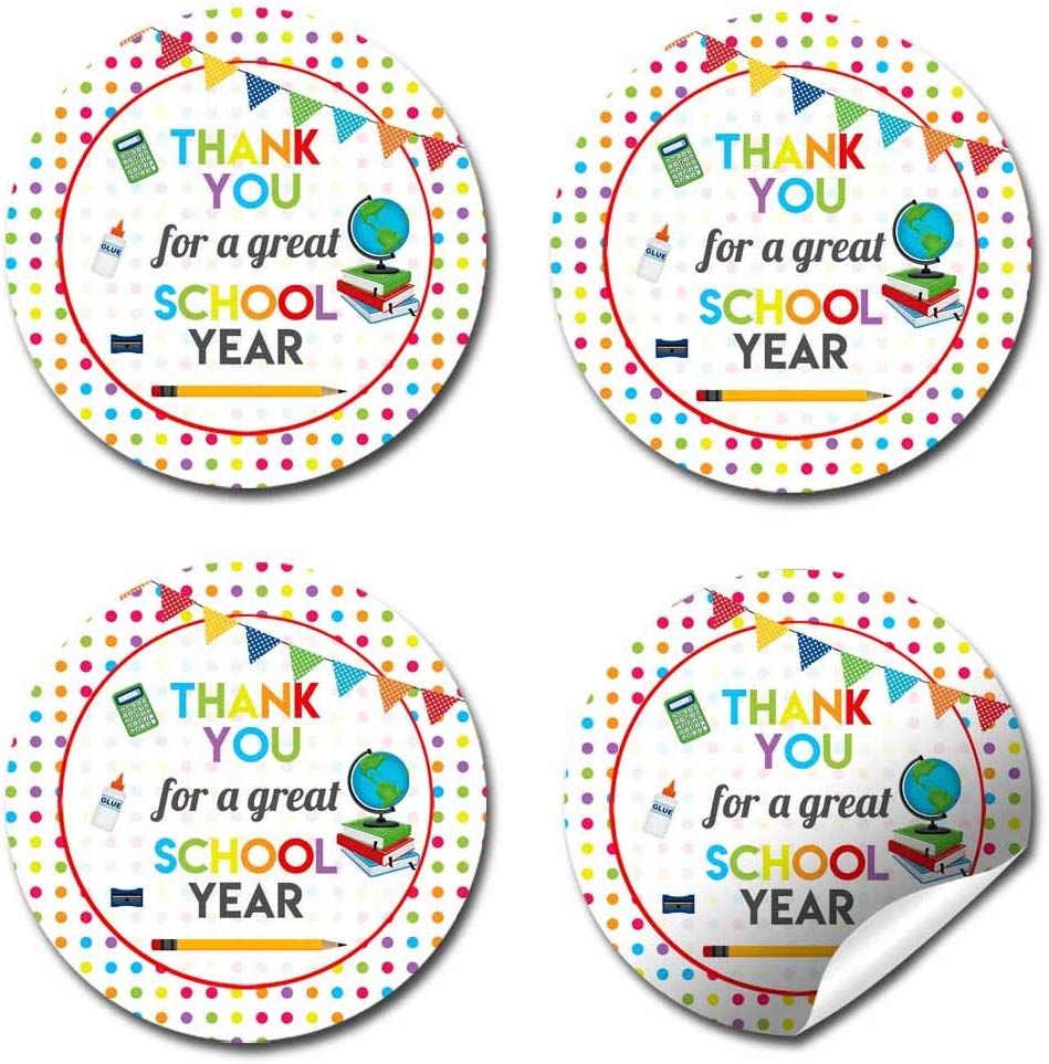 Appreciation Note Stickers Great School Year Teacher Appreciation Stickers – Amanda Creation
