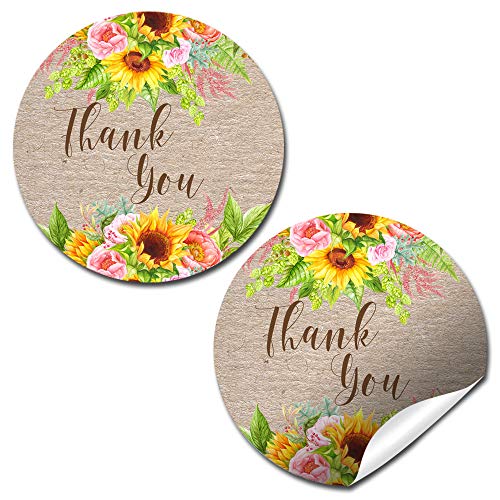 Watercolor Floral Birthday Party Favor Stickers – Amanda Creation