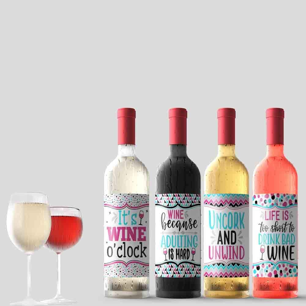 Mean Girls Wine Bottle Labels Mean Girls Party Mean Girls Decorations  Printable Wine Labels (Instant Download) 